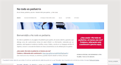 Desktop Screenshot of notodoespediatria.com